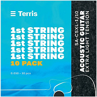 TERRIS SA-CSXL-1/10 Струна одиночная для акустической гитары