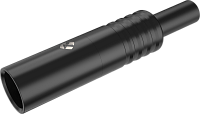 ROXTONE RMX3M-B Разъем мини-XLR кабельный, "папа", 3-контактный, цвет черный