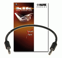 KLOTZ KIKPP060 кабель для соединения педалей 0,6м, моно Jack KLOTZ, металл -моно Jack KLOTZ