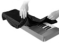 OnStage KDA7088B  накидка "антипыль" для клавишных инструментов 88 клавиш, черная