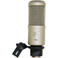 Heil Sound PR40  "On Air", Классический динамический микрофон для эфира и записи. Cуперкардиоида, 28-18kHz. Защита от  ООС и помех. Прецизионная разборчивость. Также для  басовых инструментов