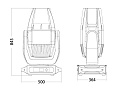 SILVER STAR SS680SCM NEPTUNE 1500 PROFILE всепогодная поворотная «голова» PROFILE SPOT