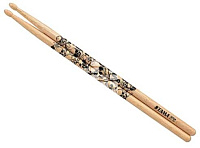 TAMA 5A-S барабанные палочки Sticks of Doom, японский дуб, рисунок черепа с костями, наконечник овальный деревянный
