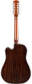 FENDER CD-140SCE DREAD 12 NAT W/C 12-струнная электроакустическая гитара, цвет натуральный, в комплекте кейс