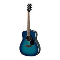 Yamaha FG820 SB  акустическая гитара, дредноут, верхняя дека массив ели, цвет Sunset Blue