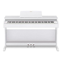 Casio AP-270WE  цифровое фортепиано, 88 клавиш, 192-голосная полифония, 22 тембра, 4 хоруса, 4 реверберации, цвет белый