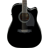 IBANEZ AEG50-BK электроакустическая гитара, цвет чёрный