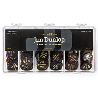 Dunlop 485005 Celluloid Shell Teardrop Display медиаторы, HV, MD, TH; по 144 шт.