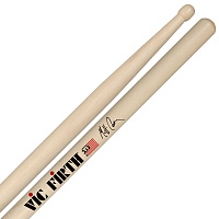 VIC FIRTH SMC  барабанные палочки Matt Cameron - деревянный наконечник цилиндрической формы, удлиненное плечо, длина - 16 3/16, диаметр 0,585