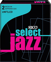 RICO RRS10SSX2M Select Jazz трости для саксофона сопрано, 10 штук в упаковке
