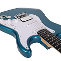 ROCKDALE Stars HSS Tidal Blue Metallic электрогитара, цвет тайдпул металлик, глянцевое покрытие
