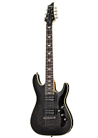 Schecter OMEN EXTREME-7 STBLK Электрогитара, 7 струн, корпус - махагони w/Quilted Maple