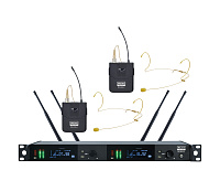 XLINE MD-262A-E(NEW) Радиосистема двухканальная c двумя поясными передатчиками