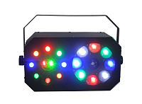 XLine Light GOBO DANCE Светодиодный прибор, 8х3 Вт RGBW GOBO CREE LED, 8х3 Вт RGBA WASH LED, красный и зеленый лазеры