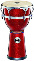MEINL DJF3RSP  джембе 12" х 24 1/4", цвет красный, материал-стекловолокно, мембрана - кожа козла, в комплекте: мешочек для аксессуаров, настроечный ключ