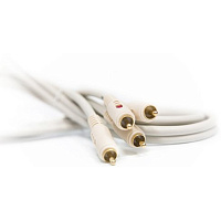 PROCAST Cable 2RCA/2RCA.2 Межблочный звуковой соединительный стерео (2-канальный) кабель 2RCA(male) 2RCA(male), цвет изоляции белый, длина 2 метра