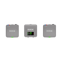 RODE Wireless GO (Gen 3) STONE накамерная радиосистема, цвет серый