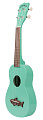 KALA MK-SS/GRN MAKALA SHARK, SOPRANO UKULELE, SURF GREEN укулеле сопрано, цвет зеленый