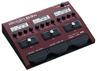 Zoom B3n мультипедаль эффектов для бас-гитары со встроенным эмулятором кабинета, блок питания в комплекте