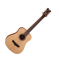 Dean FLY SPR  акустическая гитара, 3/4, ель , цвет натуральный матовый, чехол в комплекте