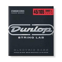 Dunlop DBN45105S Nickel Wound струны для бас-гитары, 45-105, короткая мензура