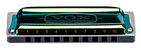 VOX Continental Harmonica Type-1-G Губная гармоника, тональность соль мажор, цвет зеленый