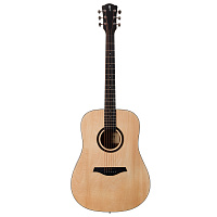 ROCKDALE Aurora D5 NGL Акустическая гитара дредноут, цвет натуральный, глянцевое покрытие