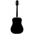 FLIGHT D-200 BK  акустическая гитара, цвет черный