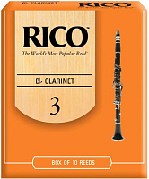 RICO RCA1030 трости для кларнета Bb №3,  10 штук в упаковке