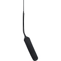 SHURE MX202B/MS суперкардиоидный миниатюрный театрально-хоровой микрофон мини-пушка (черный) на гибком держателе (10 см), со шнуром 9 м