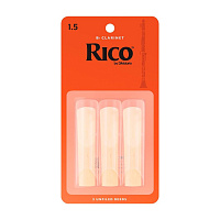RICO RCA0315 трости для кларнета Bb №1.5, 3 штуки в упаковке