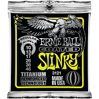 Ernie Ball 3121 струны для электрогитары Titanium RPS Regular Slinky (10-13-17-26-36-46)