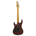 ARIA PRO II MAC-DLX STBR электрогитара, цвет Stained Brown