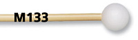 VIC FIRTH M133  палочки для ксилофона, древко -ротанг, наконечник - полиматериал средней жесткости, диаметр -1 1/8", длина палочки - 14 1/4"