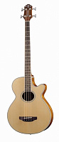 CRAFTER BA-400 EQ/N + Чехол - бас гитара акустическая - Top-ель, корпус-ясень, EQ-Timber PLUS, натурал, матовая, с фирменным чехлом в комплекте