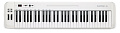 SAMSON CARBON 61 USB MIDI-клавиатура, 61  чувствительная к скорости нажатия клавиша, 2 колеса (модуляция и питч), назначаемый энкодер и ползунок громкости. iPad/PC/Mac совместимость. Вес 6,1 кг 