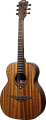 LAG TRAVEL-KA  Акустическая тревел-гитара + чехол, цвет коричневый, кайя