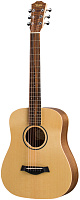 Taylor BT1e электроакустическая гитара, форма корпуса дредноут 3/4, цвет натуральный, материал верхней деки массив ели