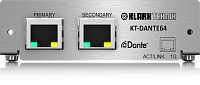 KLARK TEKNIK KT-DANTE64 плата расширения Dante для DN9650, DN9652