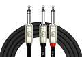 Kirlin Y-336PR 3M BK кабель Y-образный 3 м, 1/4" стереоджек - 2 x 1/4" моноджек