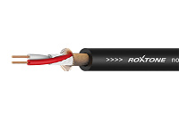 ROXTONE MC006/100 Black Симметричный микрофонный кабель из бескислородной меди в катушке 100 метров, 95% экранирование (спираль из медной проволоки 80x0,10 мм)  D 6.5 мм, AWG: 22, цвет черный. Температурный режим эксплуатации -20°C/+70°C