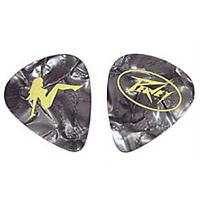 PEAVEY Triple XXX 351 Medium Black Набор медиаторов, 12 шт. Именные медиаторы G.Lynch