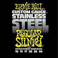 Ernie Ball 2246 струны для электрогитары Stainless Steel Regular Slinky (10-13-17-26-36-46)