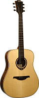 LAG T-318D  Акустическая гитара дредноут, цвет натуральный