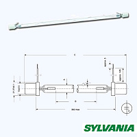 SYLVANIA XP 1500W (9023475)  лампа для стробоскопа 1500 Вт , 500 час.