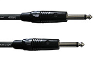 Cordial CPL 1 PP спикерный кабель моно-джек 6,3 мм/моно-джек 6,3 мм, разъемы Neutrik,1,0 м, черный