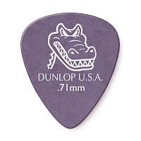 Dunlop 417R071 Gator Grip Standard 72Pack  медиаторы, толщина 0,71 мм, 72 шт.