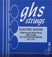 GHS 1315 Струны для электрогитары, никель, роликовая обмотка, 11-13-18-26-38-50, Nickel Rockers 