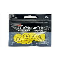 BlackSmith Teardrop Picks TDP010YW-H Heavy 1.0mm Yellow упаковка медиаторов, delrin, 1.0 мм, 12 шт.