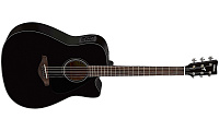 YAMAHA FGX800C BL электроакустическая гитара, цвет черный
